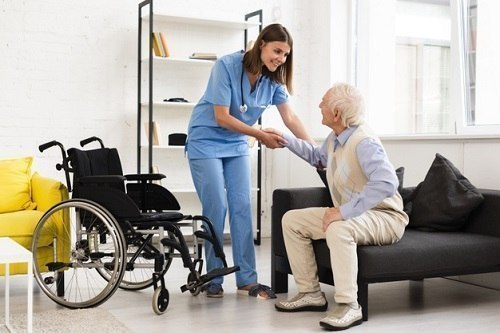 Elderly care training skill